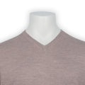 T-shirt Plain Colour Virgin Wool Long Sleeves Crew Neck