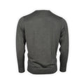 T-shirt Plain Colour Virgin Wool Long Sleeves Crew Neck