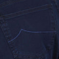 Jeans - BARD Cotton, Modal & Polyester Stretch Royal Blue Patch
