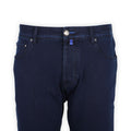 Jeans - BARD Cotton, Modal & Polyester Stretch Royal Blue Patch