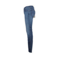 Jeans - BARD Jersey Cotton, Wool & Polyester Stretch Turquoise Patch