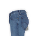 Jeans - BARD Jersey Cotton, Wool & Polyester Stretch Turquoise Patch