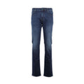 Jeans - BARD Cotton & Lyocell Stretch Turquoise Suede Patch