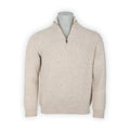 Pullover Plain Colour Geelong Lambswool V-Neck