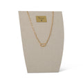 Necklace - LOCK 24K Gold Finished -10006775