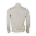 Thin Pullover Plain Colour Silk Turtle Neck Long Sleeves