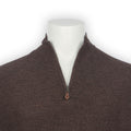 T-shirt Plain Colour Virgin Wool Long Sleeves Crew Neck