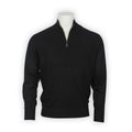 T-shirt Plain Colour Virgin Wool Long Sleeves Crew Neck