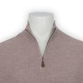 T-shirt Plain Colour Virgin Wool Long Sleeves Crew Neck