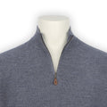 T-shirt Plain Colour Virgin Wool Long Sleeves Crew Neck