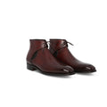 Boots DECON CHELSEA Plain Colour Leather Lace-Ups And Eyelets