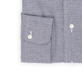 Shirt - Houndstooth Cotton Single Cuff