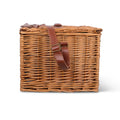 Picnic Basket - TRIANON Tartan Green Wicker For 6 Persons