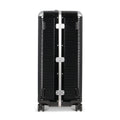 Suitcase - TRUNK ON WHEELS Light Polycarbonate Licorice Black With Black Leather Handles