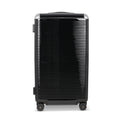 Suitcase - TRUNK ON WHEELS M Light Polycarbonate Licorice Black With Black Leather Handles