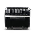 Suitcase - TRUNK ON WHEELS M Light Polycarbonate Licorice Black With Black Leather Handles