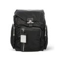 Backpack - M BUTTERFLY PC BANK ON THE ROAD Waterproof Nylon And Leather Details