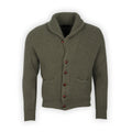 Cardigan Plain Colour Pure Cashmere Buttoned For Men