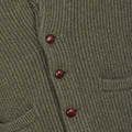 Cardigan Plain Colour Pure Cashmere Buttoned For Men