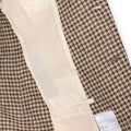 Blazer - Houndstooth Wool Tailored By Hand Finished Sleeves