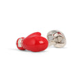 Cufflinks - Boxing Gloves Sterling Silver & Enamel
