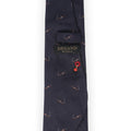 Tie Plain Colour Embroidered Patterns Silk With Pocket And Lucky Charm Red Heart