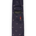 Tie Plain Colour Embroidered Patterns Silk With Pocket And Lucky Charm Red Heart