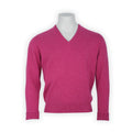 T-shirt Plain Colour Virgin Wool Long Sleeves Crew Neck