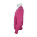 T-shirt Plain Colour Virgin Wool Long Sleeves Crew Neck
