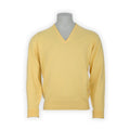 T-shirt Plain Colour Virgin Wool Long Sleeves Crew Neck