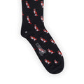 Socks - Fox Pattern Wool & Nylon Long