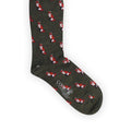 Socks - Fox Pattern Wool & Nylon Long