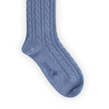 Socks - Cable Knit Cashmere & Cotton Long
