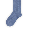 Socks - Cable Knit Cashmere & Cotton Long