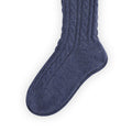 Socks - Cable Knit Cashmere & Cotton Long