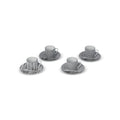 Espresso Cup - NIPPON BLACK Set For 4 Porcelain