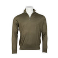 Sweater - Cashmere & Silk Zipped Mock Neck