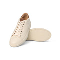 Sneakers - MONTANA Grained Leather & Rubber Soles Lace-Ups