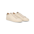 Sneakers - MONTANA Grained Leather & Rubber Soles Lace-Ups