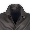 Bomber Jacket - Leather Detachable Fur Collar