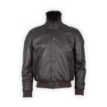 Bomber Jacket - Leather Detachable Fur Collar