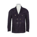 Blazer - Suede Six Buttons Double Breasted
