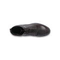 Boots - BIKER Leather & Commando Rubber Soles Lace-Ups