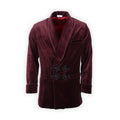 Dressing Gown Plain Colour Velvet Cotton