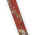 Belt Natural Leather Embroidered Coloured Drawings