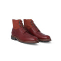 Boots - GINKGO Limited Edition Leather, Degand Tweed & Ravel Rubber Soles Lace-Ups
