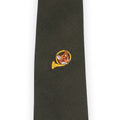 Tie - Fox And Hunting Trumpet Embroidery Wool & Silk