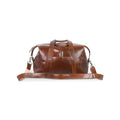 Dark Brown Leather Backpack