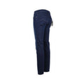Jeans - BARD Cotton & Lyocell Stretch Royal Blue Suede Patch