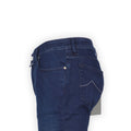 Jeans - BARD Cotton & Lyocell Stretch Royal Blue Suede Patch